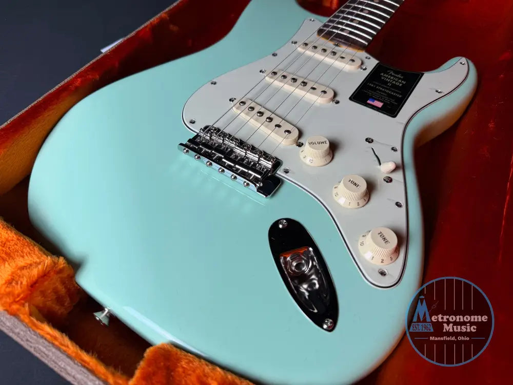 Fender American Vintage II 1961 Stratocaster Rosewood - Surf Green (2026) - Electric Guitar