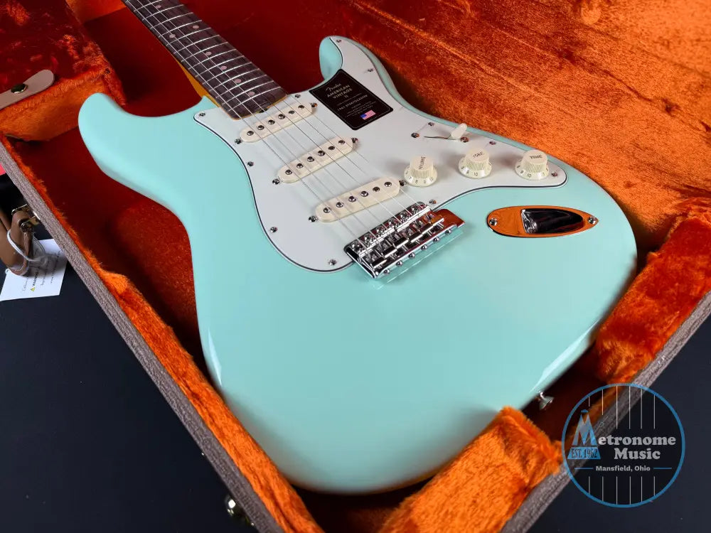 Fender American Vintage II 1961 Stratocaster Rosewood - Surf Green (2026) - Electric Guitar