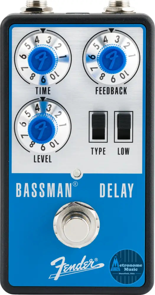 Fender Bassman Delay Pedal - Metronome Music Inc.