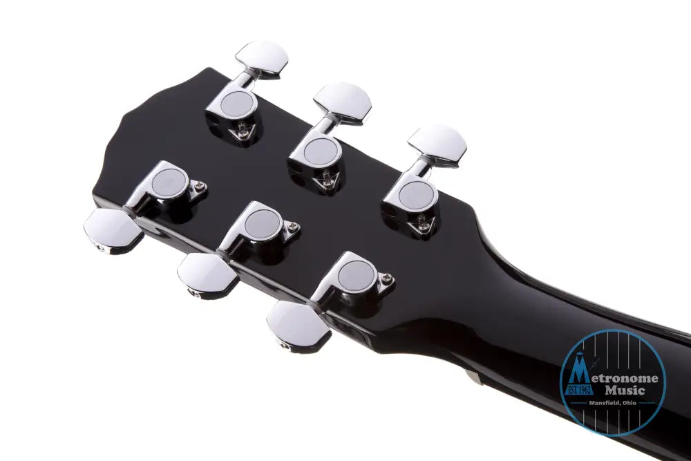 Fender CD-60 Dreadnought Acoustic w/Case, Walnut Fingerboard- Black - Metronome Music Inc.