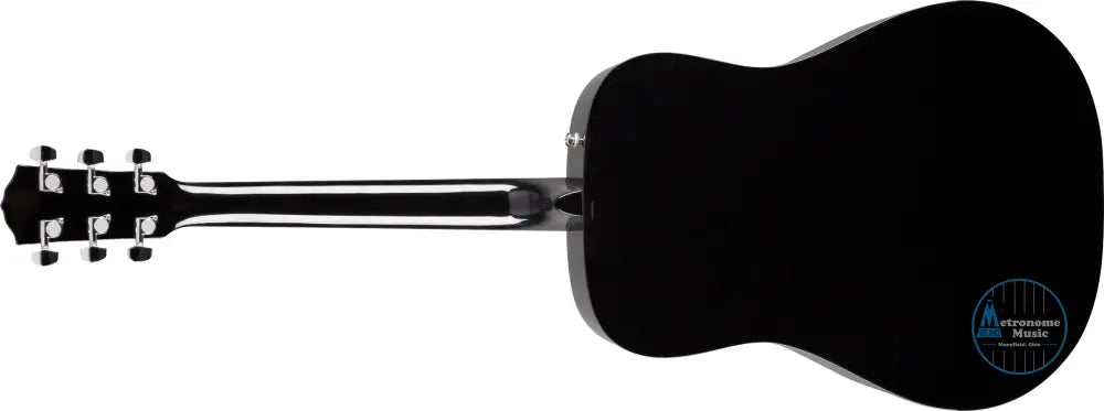 Fender CD-60 Dreadnought Acoustic w/Case, Walnut Fingerboard- Black - Metronome Music Inc.