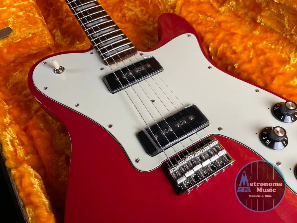 Fender Chris Shiflett Cleaver Telecaster Deluxe - Dakota Red - Metronome Music Inc.