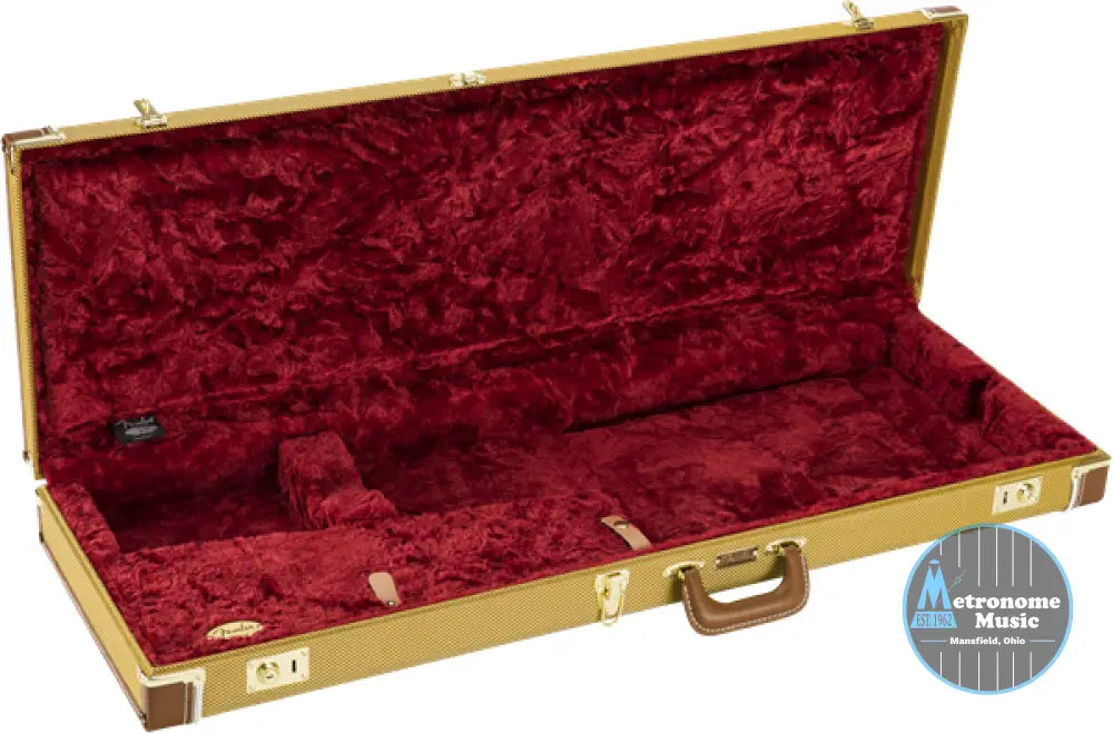 Fender Classic Series Wood Case - Strat/Tele, Tweed - Metronome Music Inc.