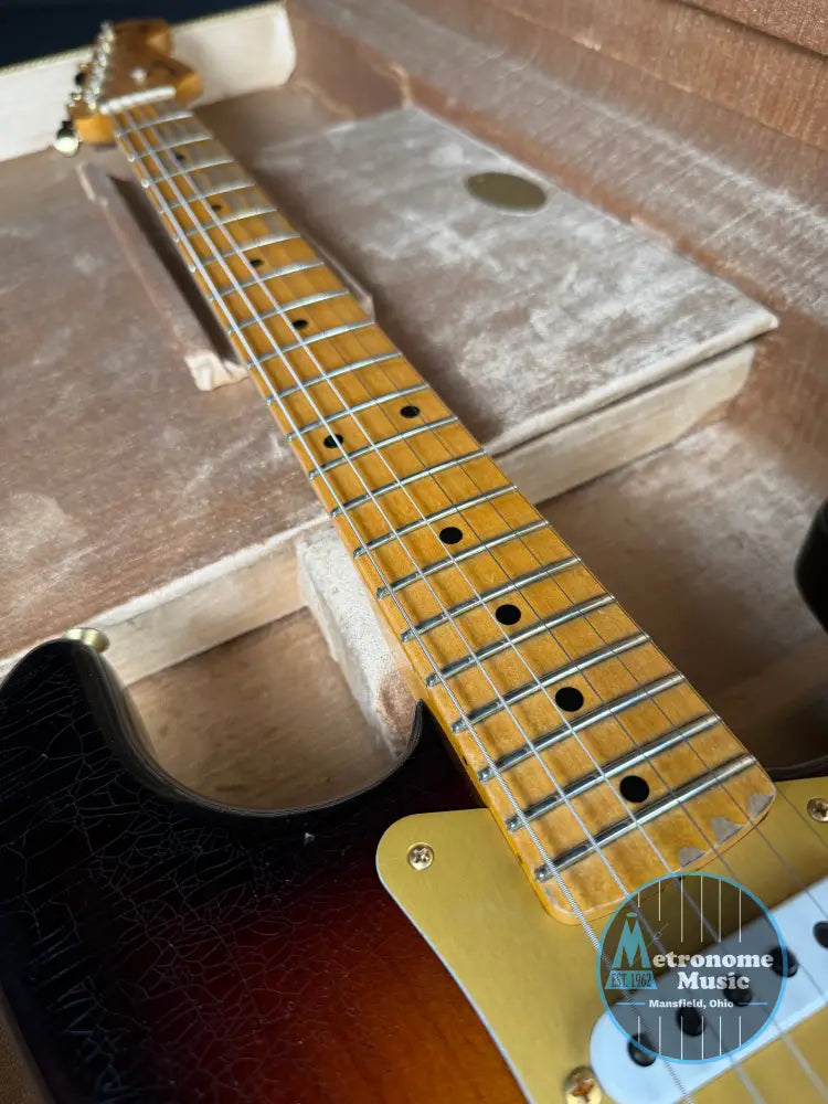 Fender Custom Shop 1955 ’Bone Tone’ Stratocaster - 2-Color Sunburst - Electric Guitar