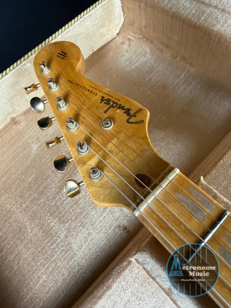 Fender Custom Shop 1955 ’Bone Tone’ Stratocaster - 2-Color Sunburst - Electric Guitar