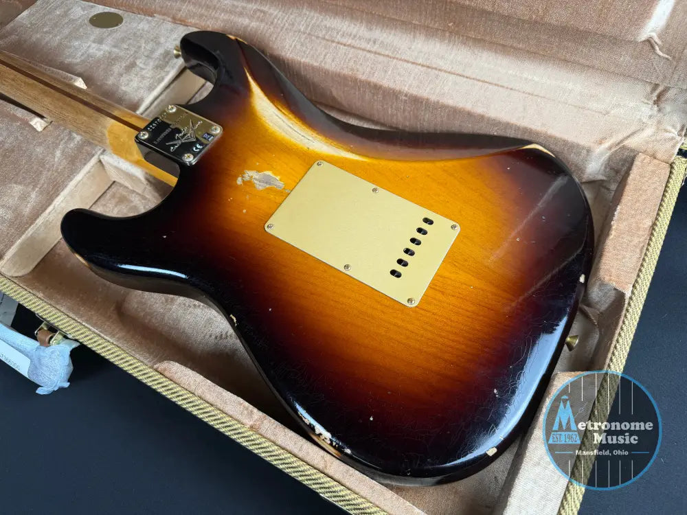 Fender Custom Shop 1955 ’Bone Tone’ Stratocaster - 2-Color Sunburst - Electric Guitar