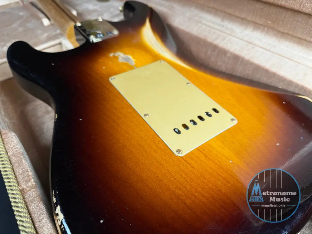 Fender Custom Shop 1955 ’Bone Tone’ Stratocaster - 2-Color Sunburst - Electric Guitar