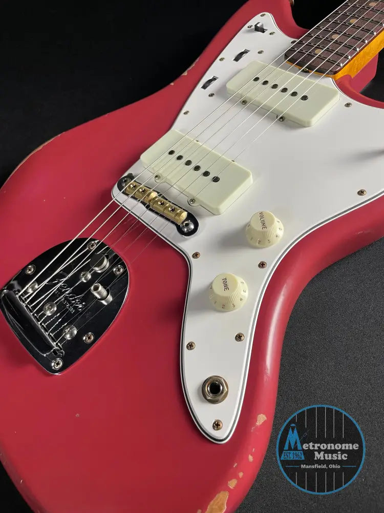 Fender Custom Shop 1963 Jazzmaster Relic, Time Machine - Cimarron Red (2025) - Metronome Music Inc.