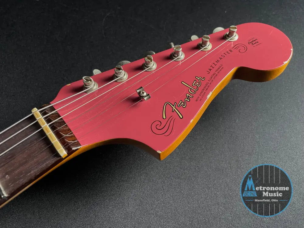 Fender Custom Shop 1963 Jazzmaster Relic, Time Machine - Cimarron Red (2025) - Metronome Music Inc.