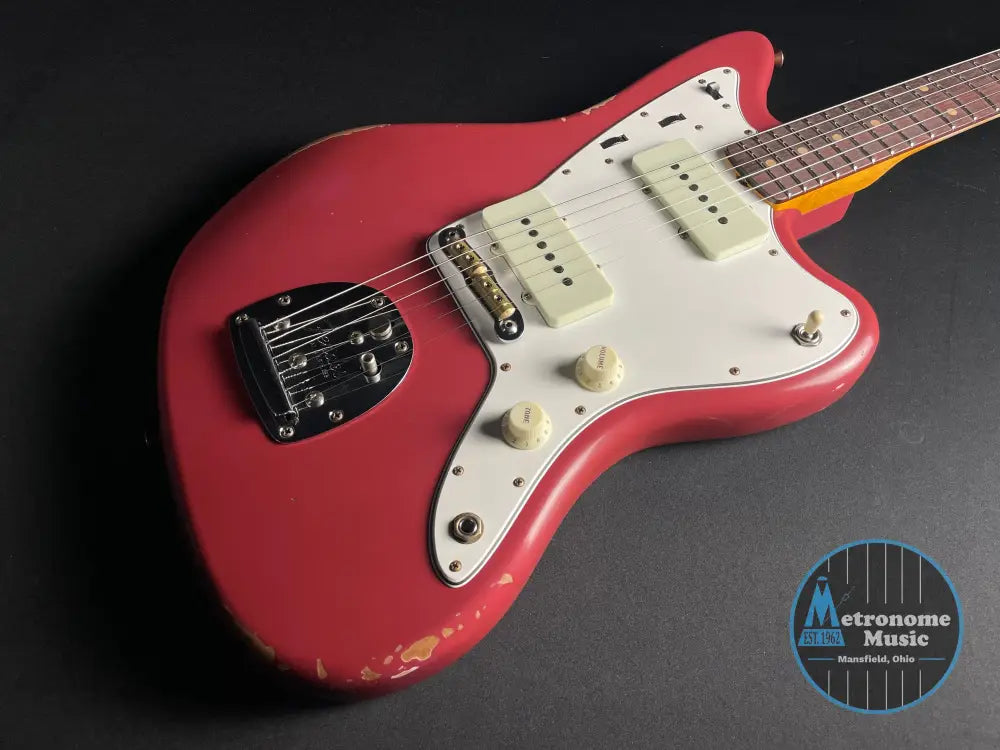 Fender Custom Shop 1963 Jazzmaster Relic, Time Machine - Cimarron Red (2025) - Metronome Music Inc.