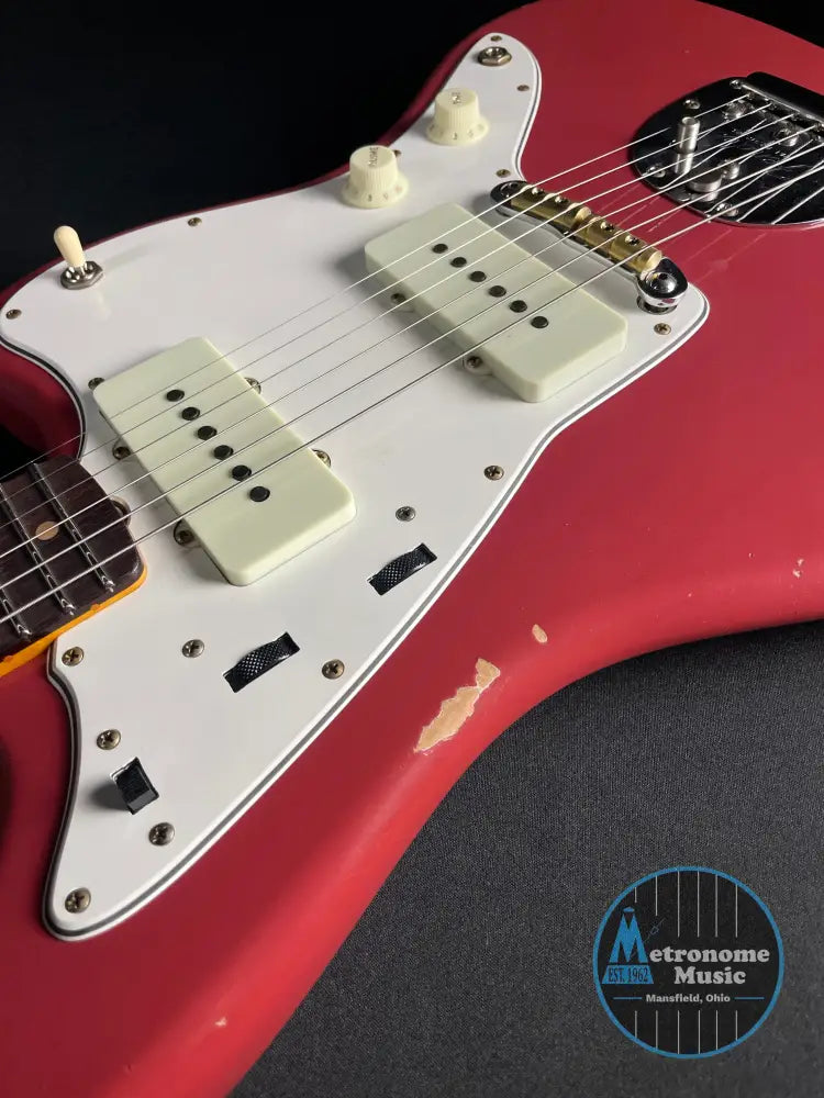 Fender Custom Shop 1963 Jazzmaster Relic, Time Machine - Cimarron Red (2025) - Metronome Music Inc.