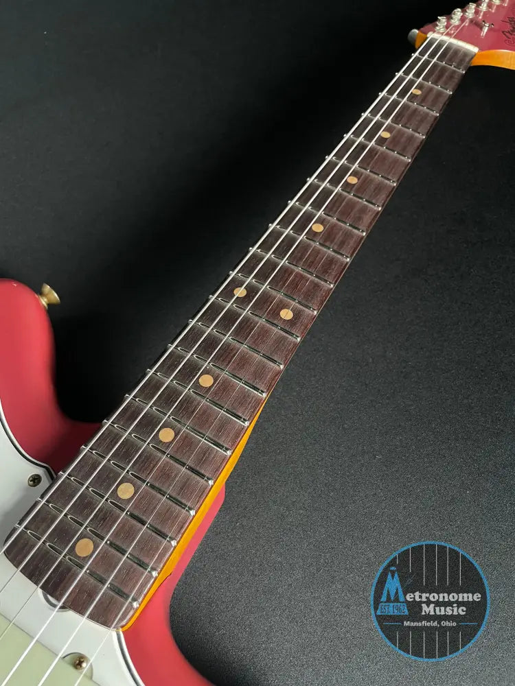 Fender Custom Shop 1963 Jazzmaster Relic, Time Machine - Cimarron Red (2025) - Metronome Music Inc.