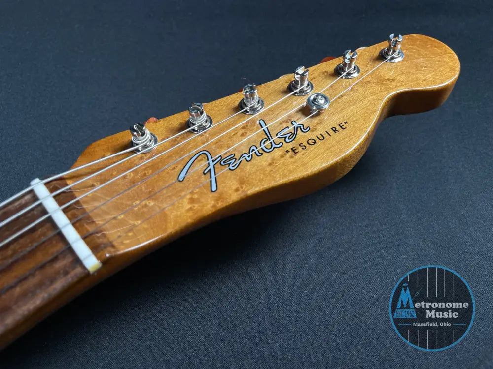 Fender Custom Shop Artisan Buckeye Double Esquire, NOS - Aged Natural - Metronome Music Inc.