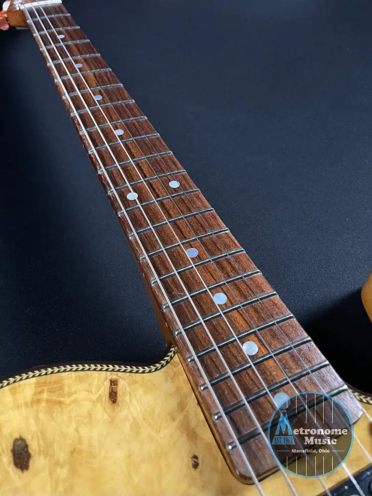 Fender Custom Shop Artisan Buckeye Double Esquire, NOS - Aged Natural - Metronome Music Inc.