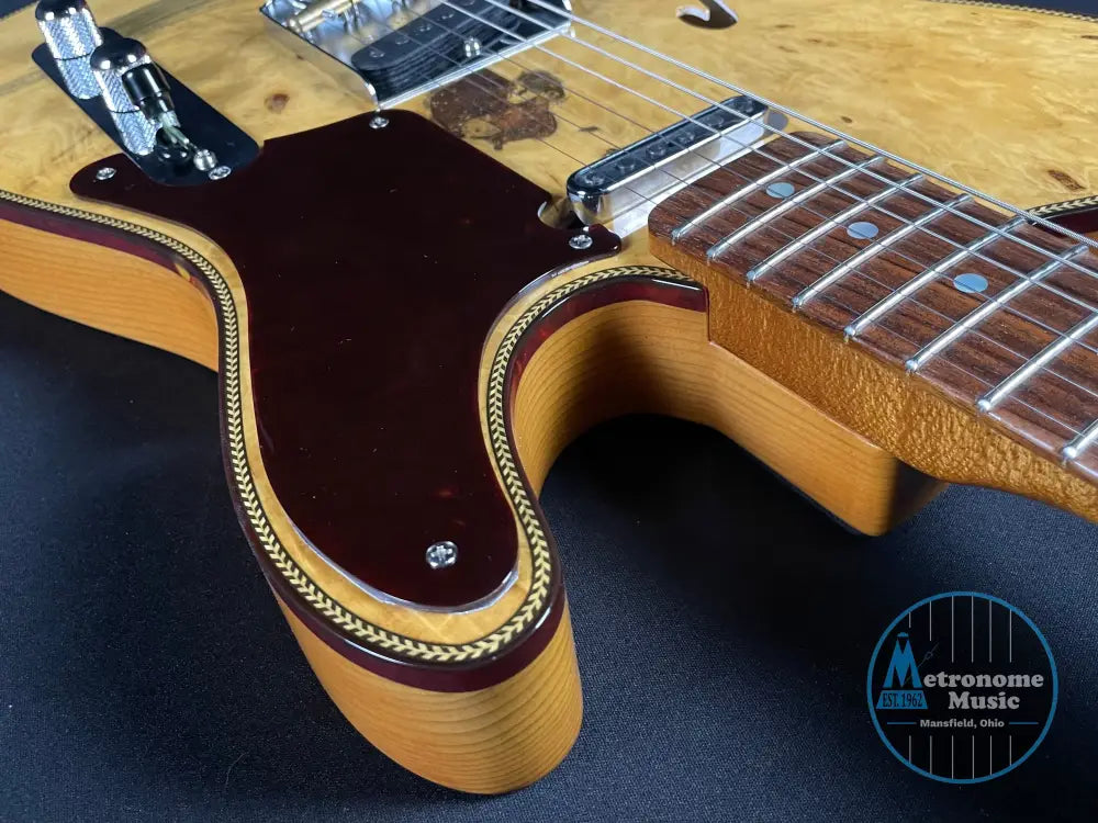 Fender Custom Shop Artisan Buckeye Double Esquire, NOS - Aged Natural - Metronome Music Inc.