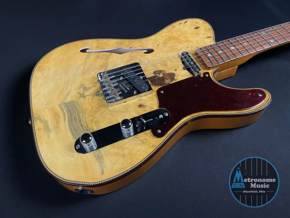 Fender Custom Shop Artisan Buckeye Double Esquire, NOS - Aged Natural - Metronome Music Inc.