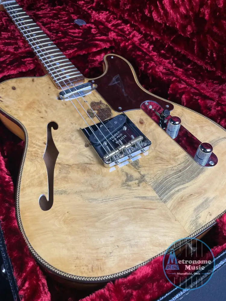 Fender Custom Shop Artisan Buckeye Double Esquire, NOS - Aged Natural - Metronome Music Inc.
