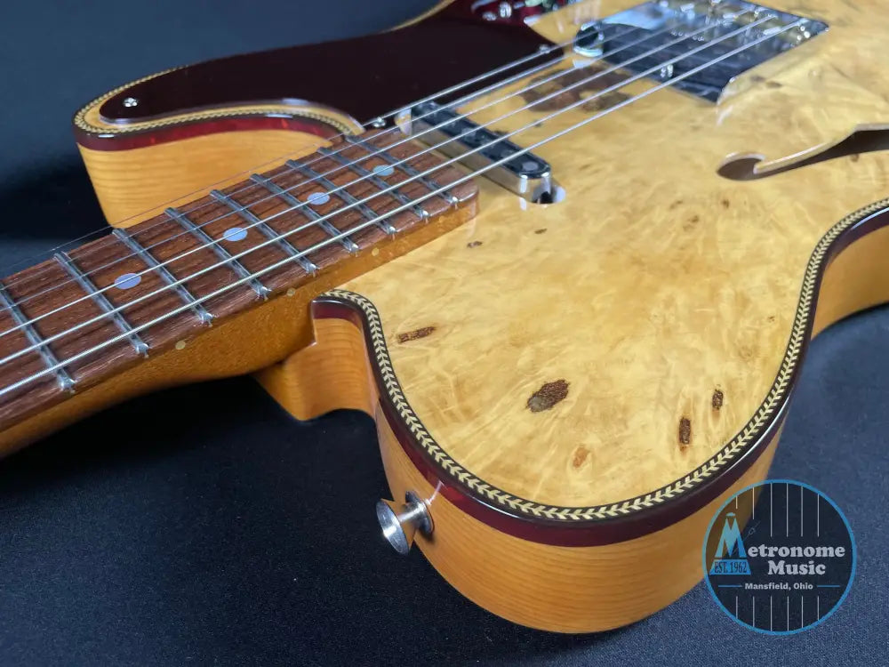 Fender Custom Shop Artisan Buckeye Double Esquire, NOS - Aged Natural - Metronome Music Inc.