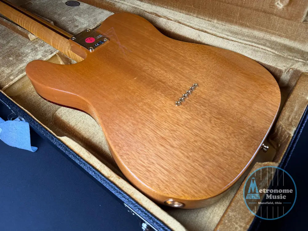 Fender Custom Shop Custom Deluxe Flame Telecaster - Emerald Green Transparent - Metronome Music Inc.