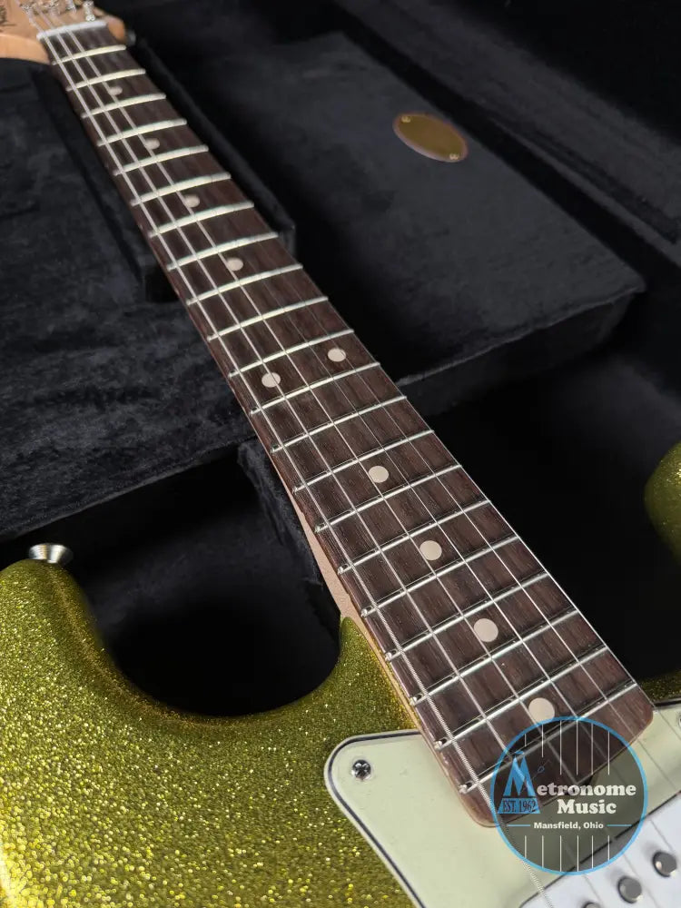 Fender Custom Shop Dick Dale Stratocaster - Chartreuse Sparkle (2026) - Electric Guitar