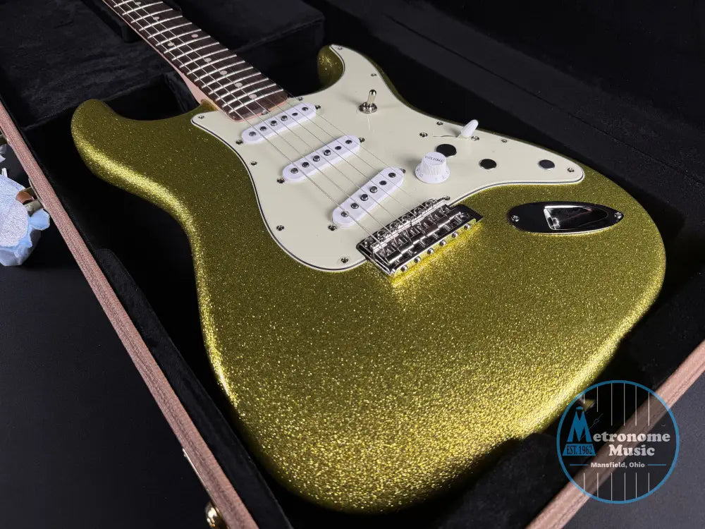 Fender Custom Shop Dick Dale Stratocaster - Chartreuse Sparkle (2026) - Electric Guitar
