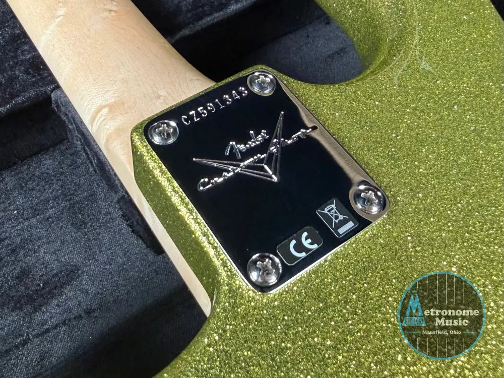 Fender Custom Shop Dick Dale Stratocaster - Chartreuse Sparkle (2026) - Electric Guitar