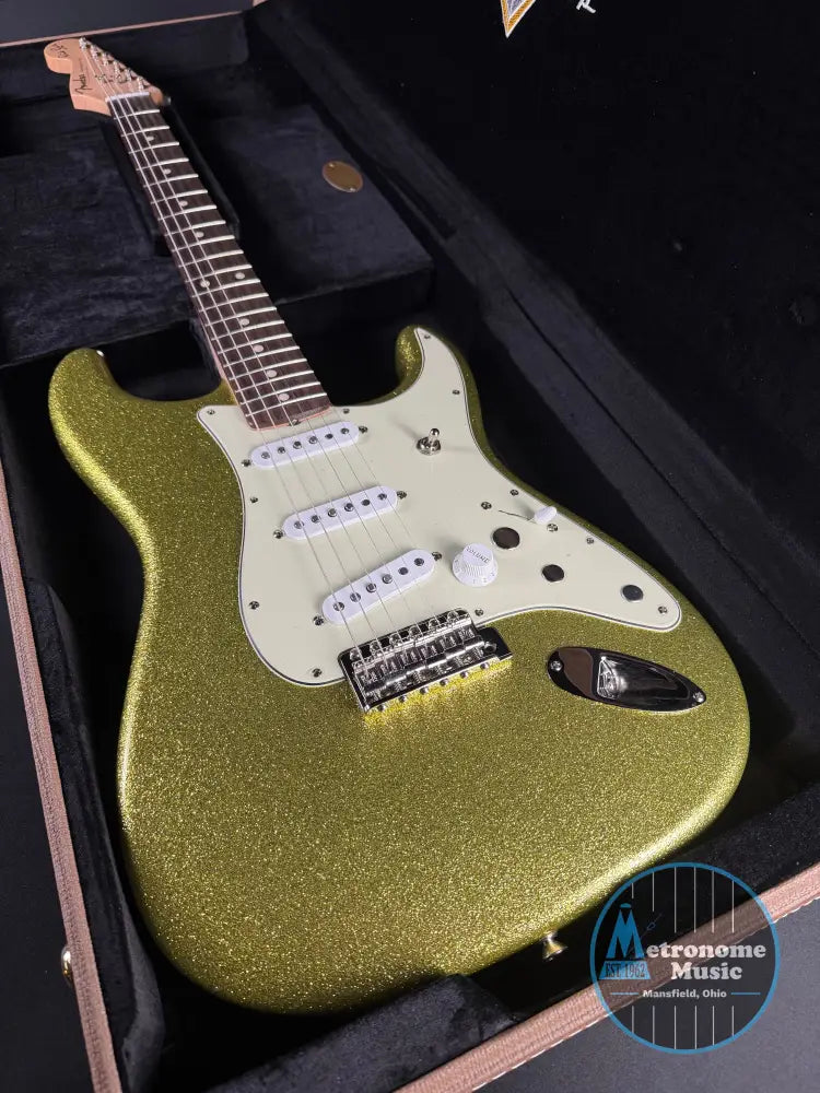 Fender Custom Shop Dick Dale Stratocaster - Chartreuse Sparkle (2026) - Electric Guitar