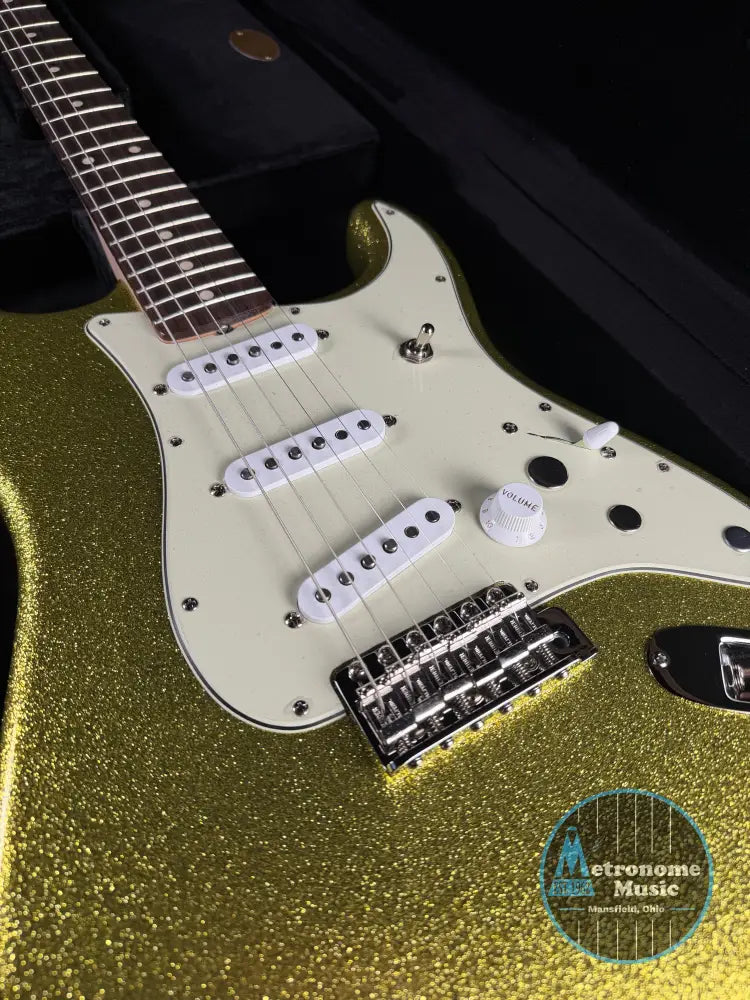 Fender Custom Shop Dick Dale Stratocaster - Chartreuse Sparkle (2026) - Electric Guitar