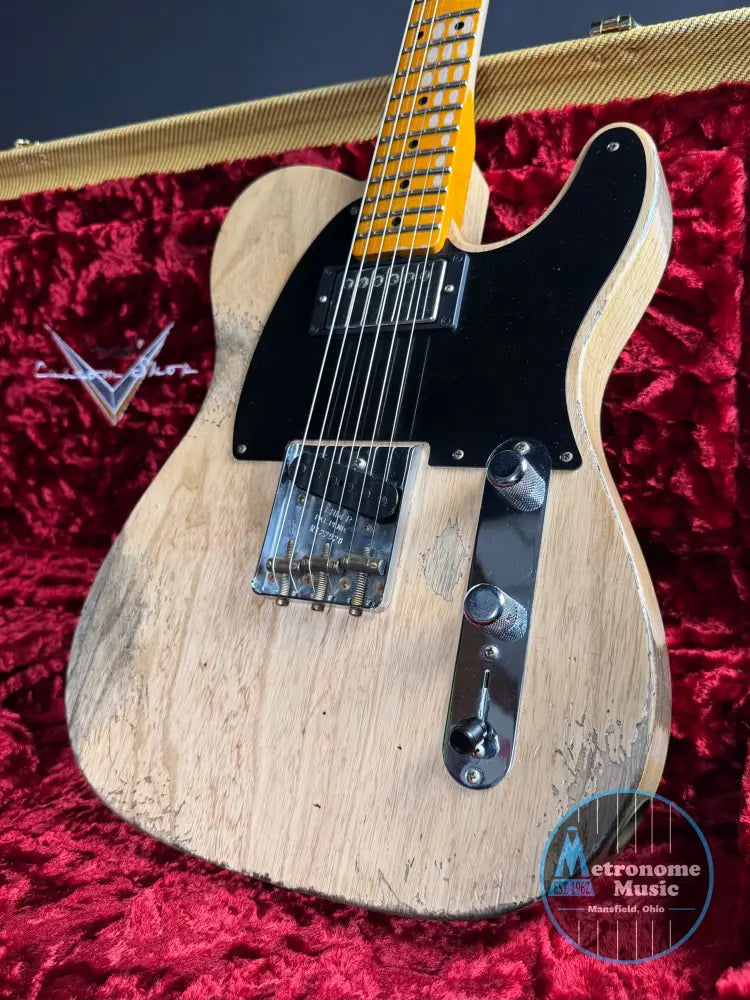 Fender Custom Shop Limited ’53 Tele HS Heavy Relic - Aged Natural - Electric Guitar