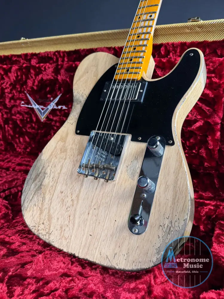 Fender Custom Shop Limited ’53 Tele HS Heavy Relic - Aged Natural - Electric Guitar