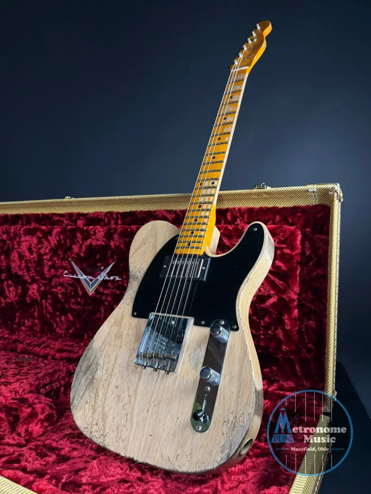 Fender Custom Shop Limited ’53 Tele HS Heavy Relic - Aged Natural - Electric Guitar