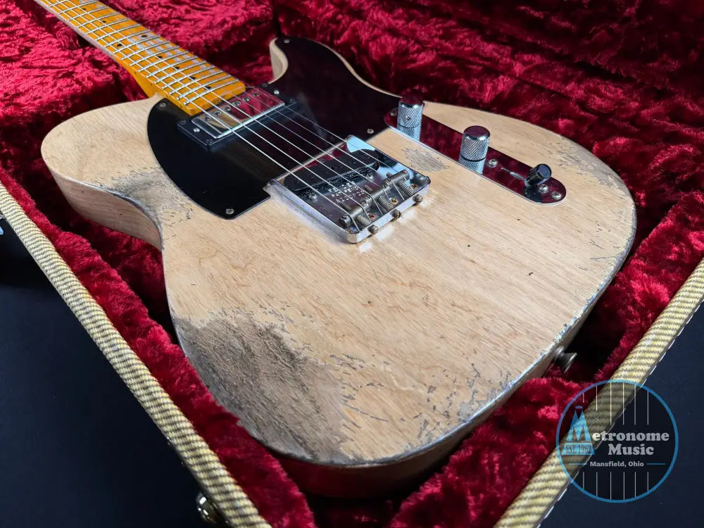 Fender Custom Shop Limited ’53 Tele HS Heavy Relic - Aged Natural - Electric Guitar