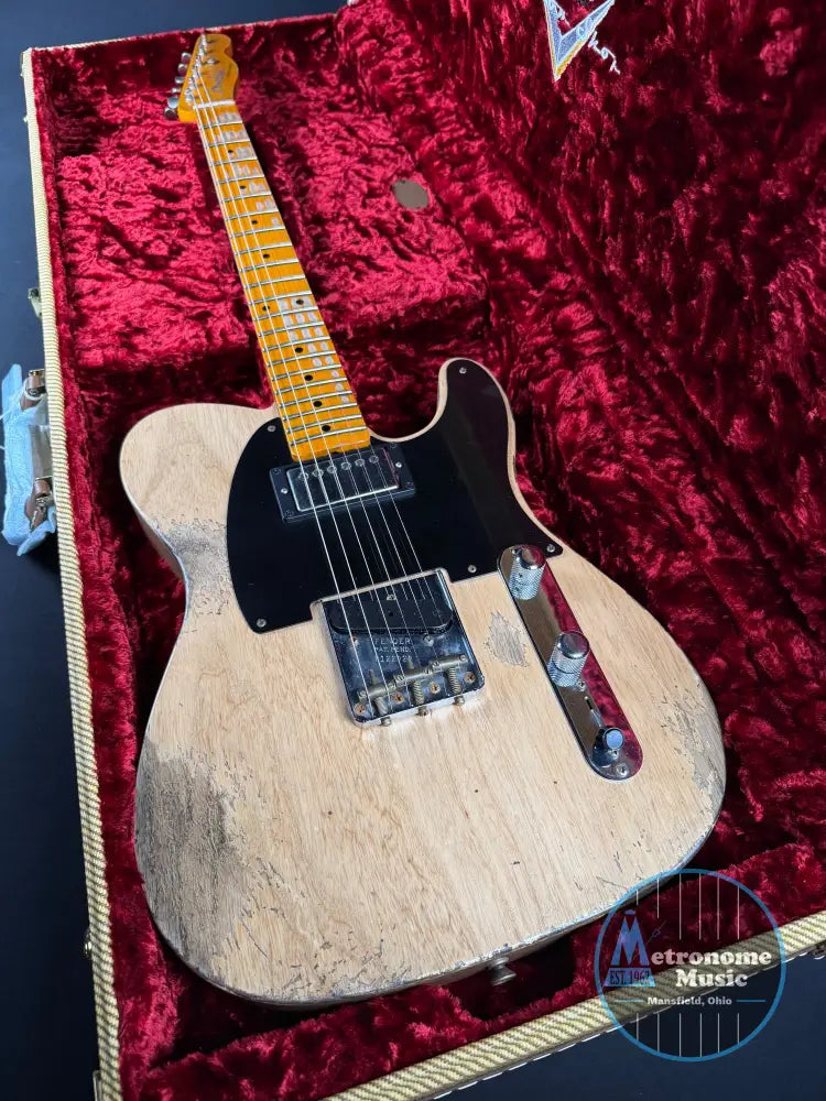 Fender Custom Shop Limited ’53 Tele HS Heavy Relic - Aged Natural - Electric Guitar