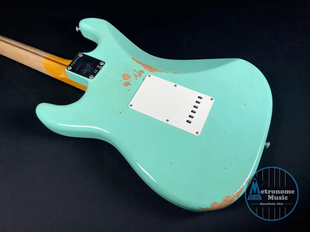 Fender Custom Shop Limited Edition Fat '50s Strat Relic - Super Faded Aged Sea Foam Green - Metronome Music Inc.