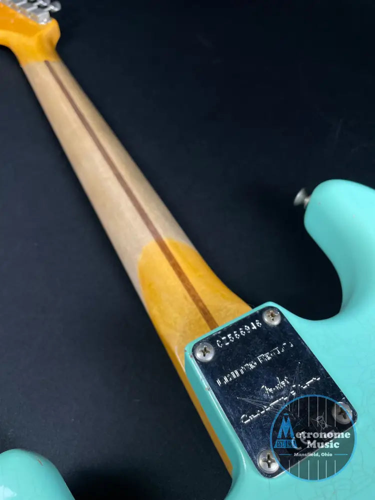 Fender Custom Shop Limited Edition Fat '50s Strat Relic - Super Faded Aged Sea Foam Green - Metronome Music Inc.