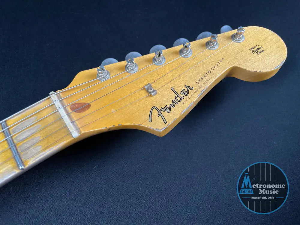 Fender Custom Shop Limited Edition Fat '50s Strat Relic - Super Faded Aged Sea Foam Green - Metronome Music Inc.