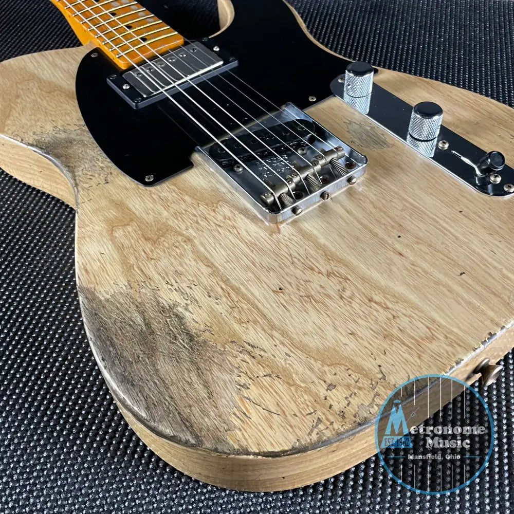 Fender Custom Shop LTD 1953 Telecaster HS, Heavy Relic- Aged Natural (7lbs 3oz) - Metronome Music Inc.