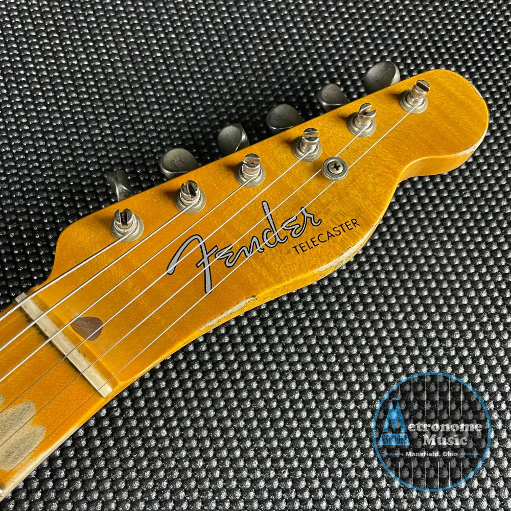 Fender Custom Shop LTD 1953 Telecaster HS, Heavy Relic- Aged Natural (7lbs 3oz) - Metronome Music Inc.