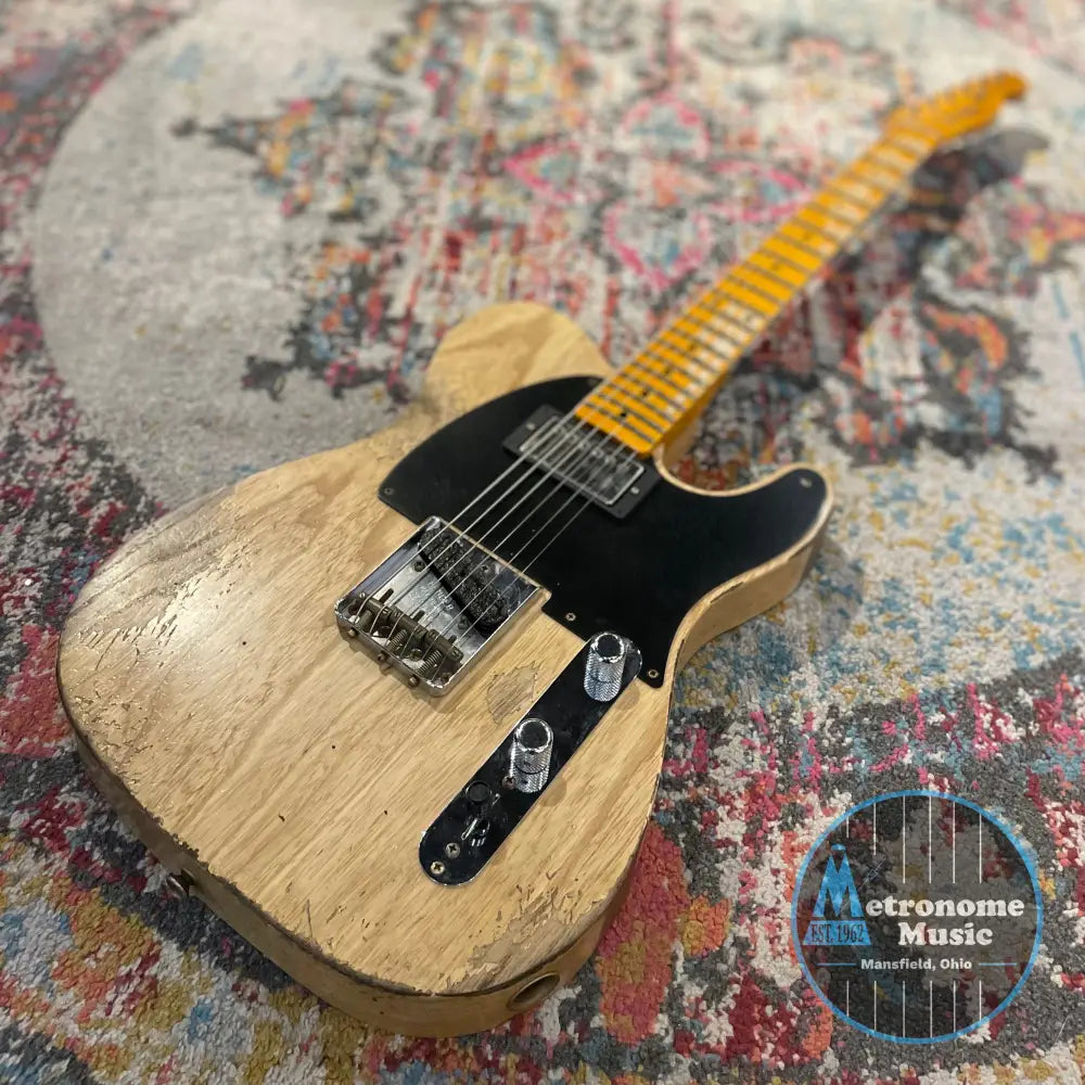 Fender Custom Shop LTD 1953 Telecaster HS, Heavy Relic- Aged Natural (7lbs 3oz) - Metronome Music Inc.