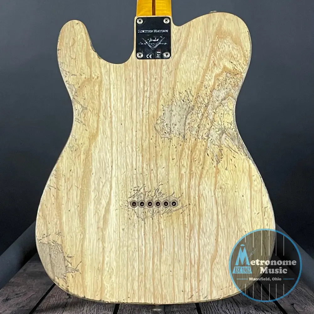 Fender Custom Shop LTD 1953 Telecaster HS, Heavy Relic- Aged Natural (7lbs 3oz) - Metronome Music Inc.