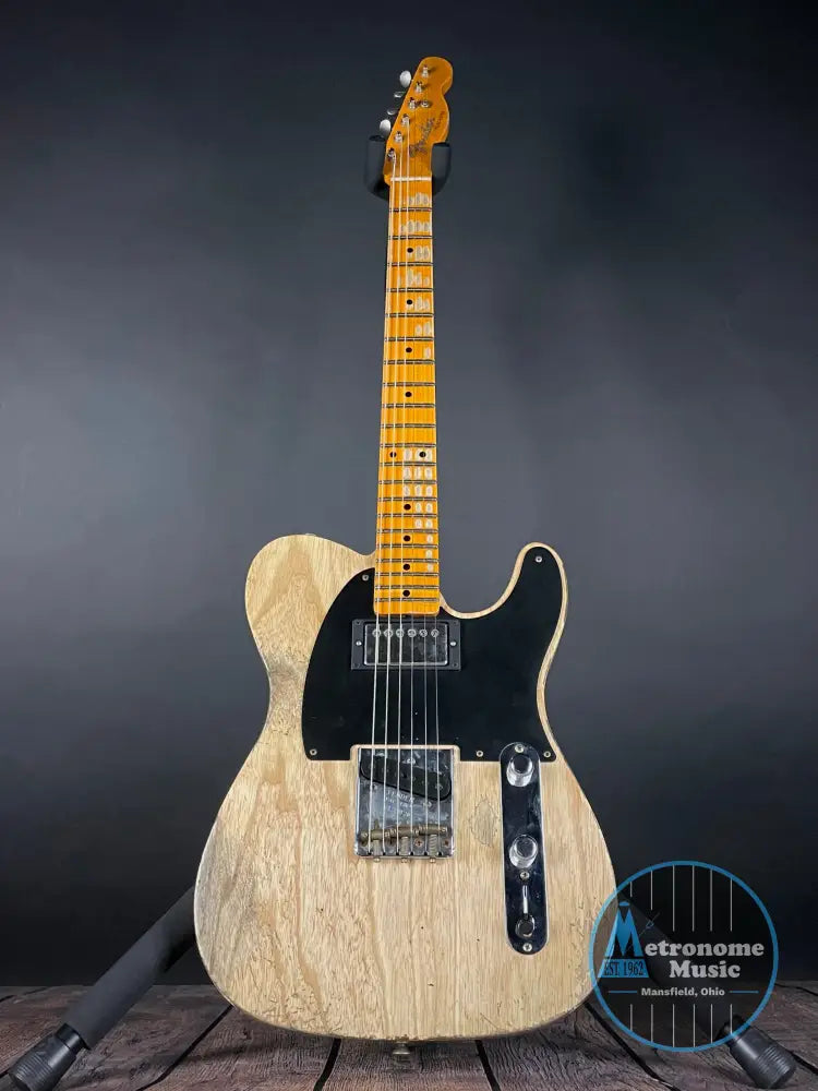 Fender Custom Shop LTD 1953 Telecaster HS, Heavy Relic- Aged Natural (7lbs 3oz) - Metronome Music Inc.