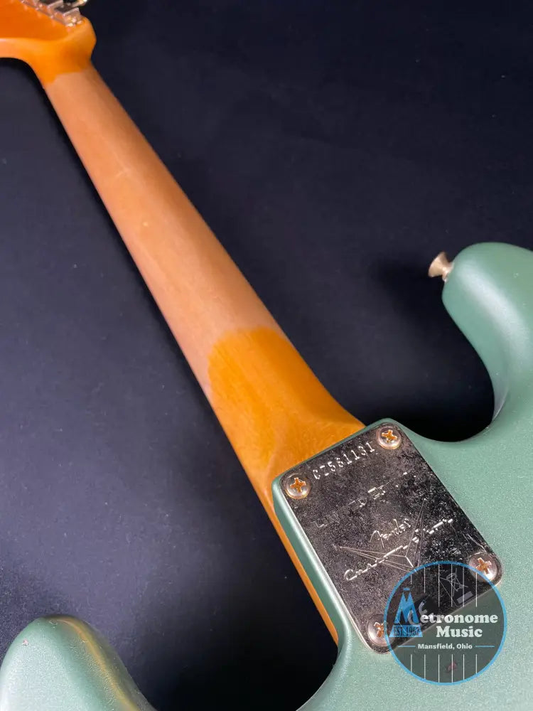 Fender Custom Shop LTD 1965 Dual-Mag Stratocaster - Aged Sage Green Metallic - Metronome Music Inc.