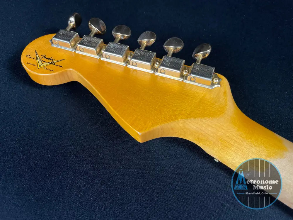Fender Custom Shop LTD 1965 Dual-Mag Stratocaster - Aged Sage Green Metallic - Metronome Music Inc.