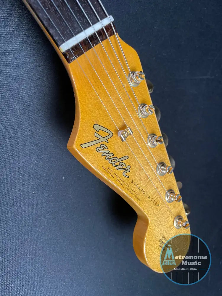 Fender Custom Shop LTD 1965 Dual-Mag Stratocaster - Aged Sage Green Metallic - Metronome Music Inc.