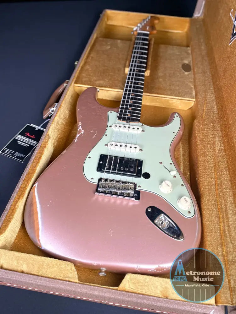 Fender Custom Shop LTD '59 Stratocaster HSS Relic - Shell Pink Metallic (2025) - Metronome Music Inc.