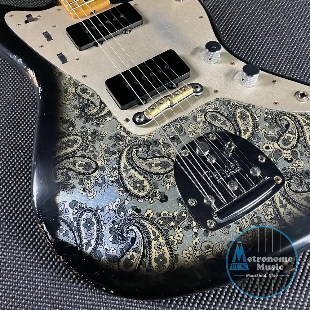 Fender Custom Shop LTD Custom Jazzmaster, Relic- Aged Black Paisley