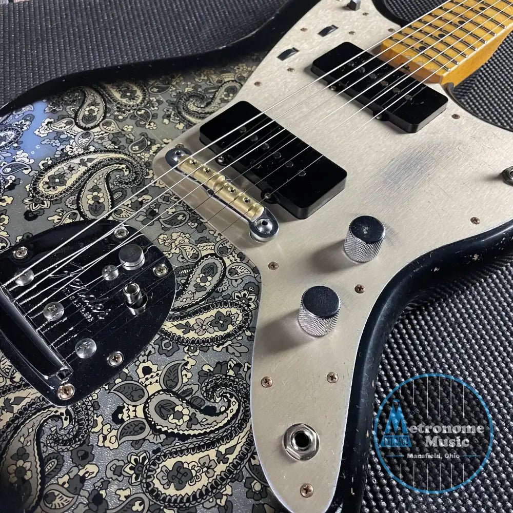 Fender Custom Shop LTD Custom Jazzmaster, Relic- Aged Black Paisley