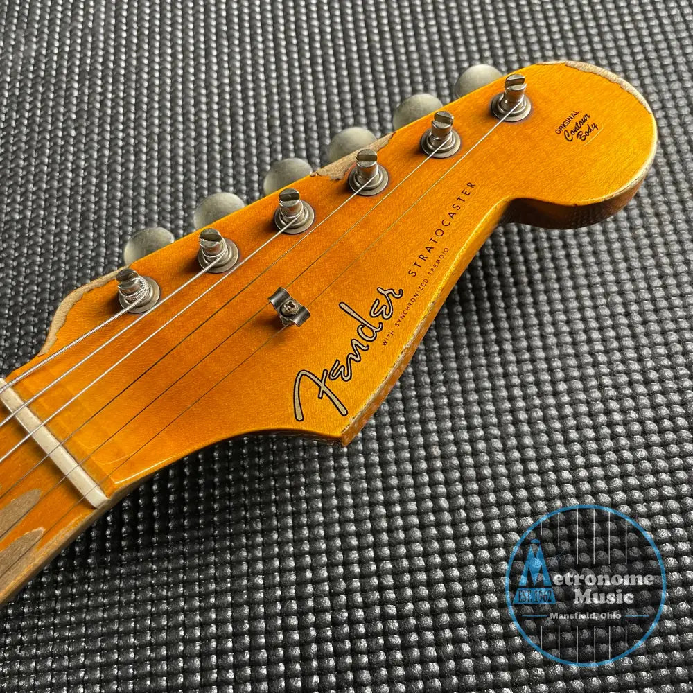 Fender Custom Shop LTD Red Hot Stratocaster, Super Heavy Relic- Aged Dirty White Blonde (7lbs 7oz) - Metronome Music Inc.