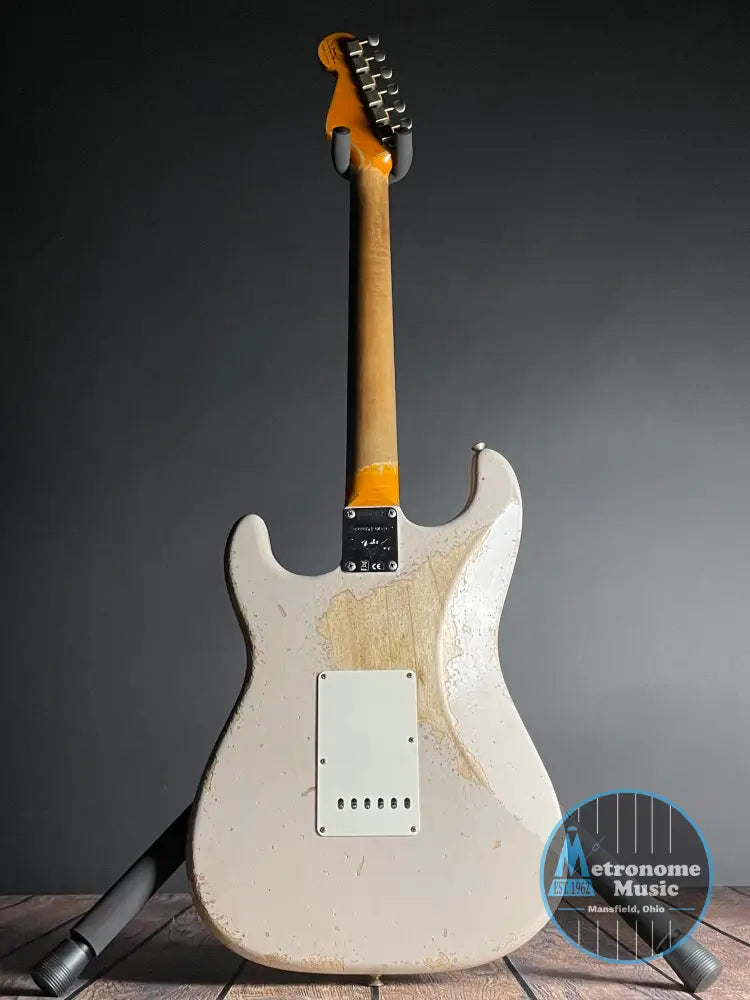 Fender Custom Shop LTD Red Hot Stratocaster, Super Heavy Relic- Aged Dirty White Blonde (7lbs 7oz) - Metronome Music Inc.