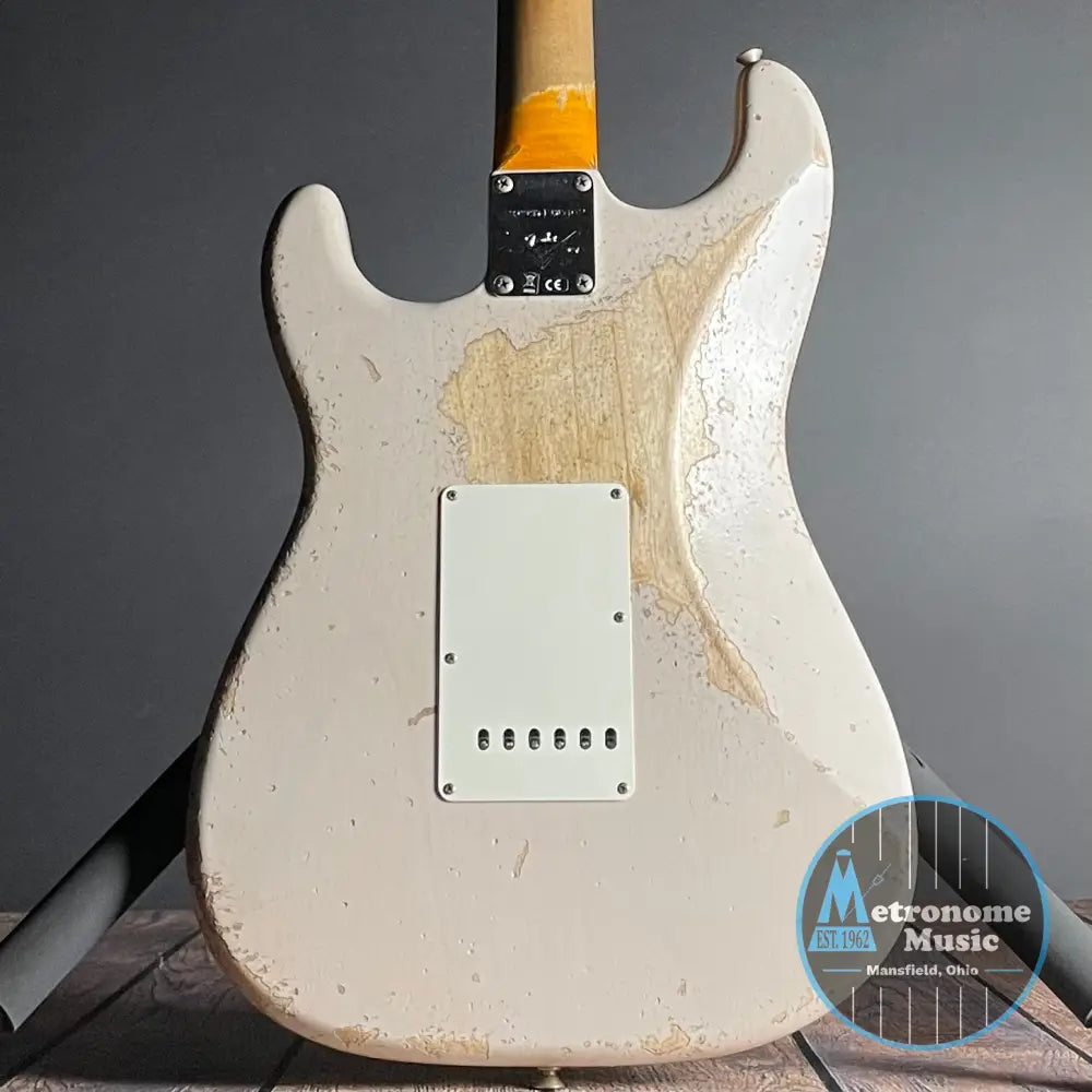 Fender Custom Shop LTD Red Hot Stratocaster, Super Heavy Relic- Aged Dirty White Blonde (7lbs 7oz) - Metronome Music Inc.